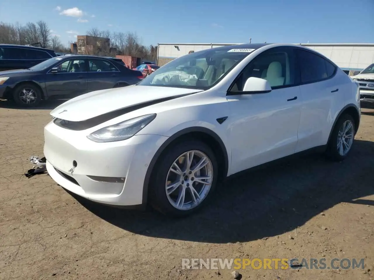1 Фотография поврежденного автомобиля 5YJYGDEE5MF118045 TESLA MODEL Y 2021