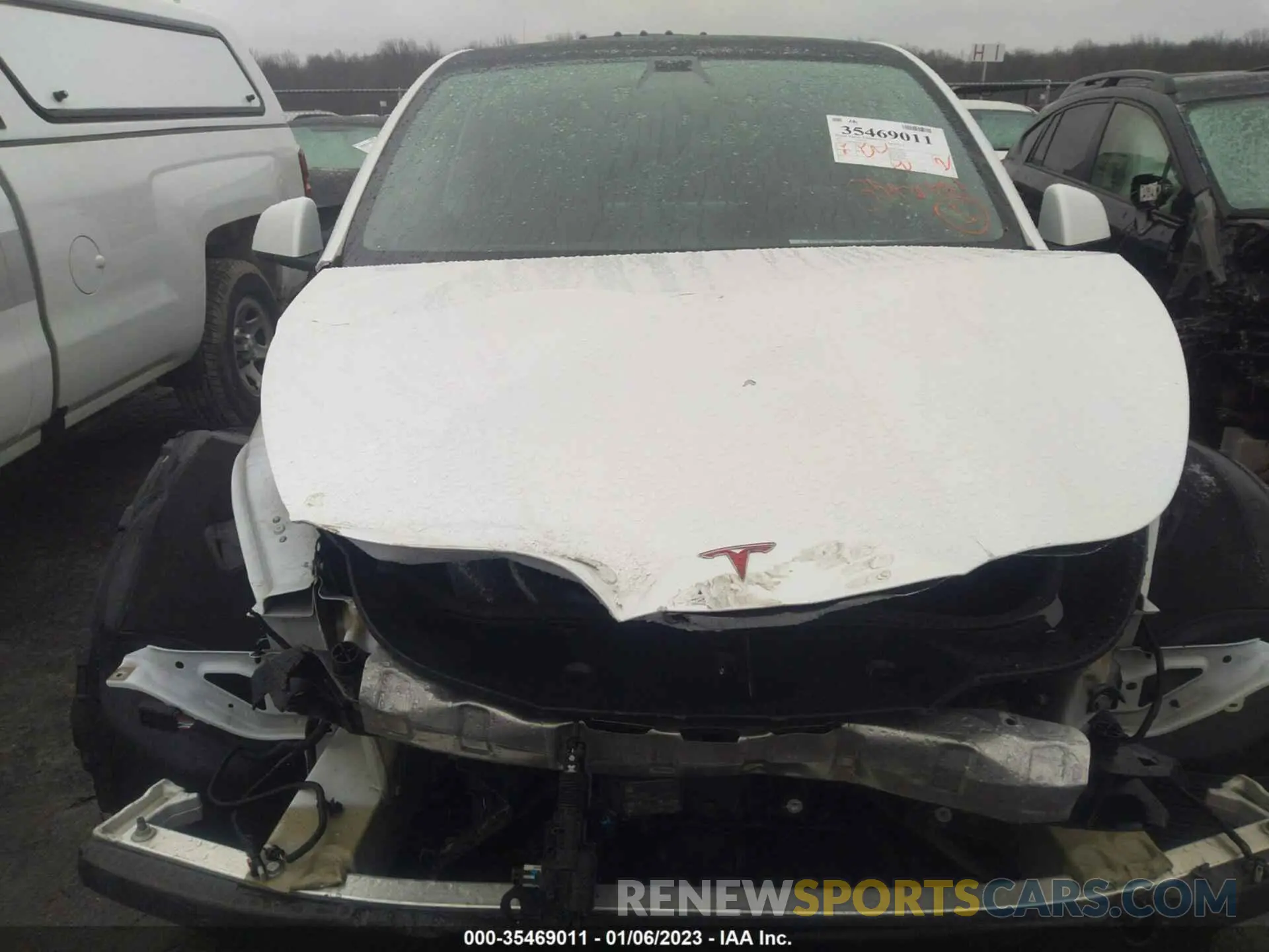 10 Photograph of a damaged car 5YJYGDEE5MF145827 TESLA MODEL Y 2021