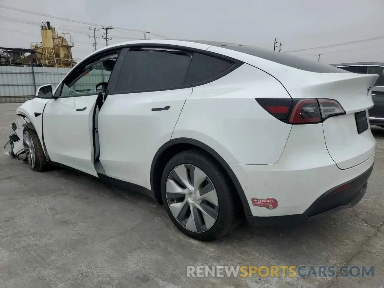 2 Фотография поврежденного автомобиля 5YJYGDEE5MF259729 TESLA MODEL Y 2021