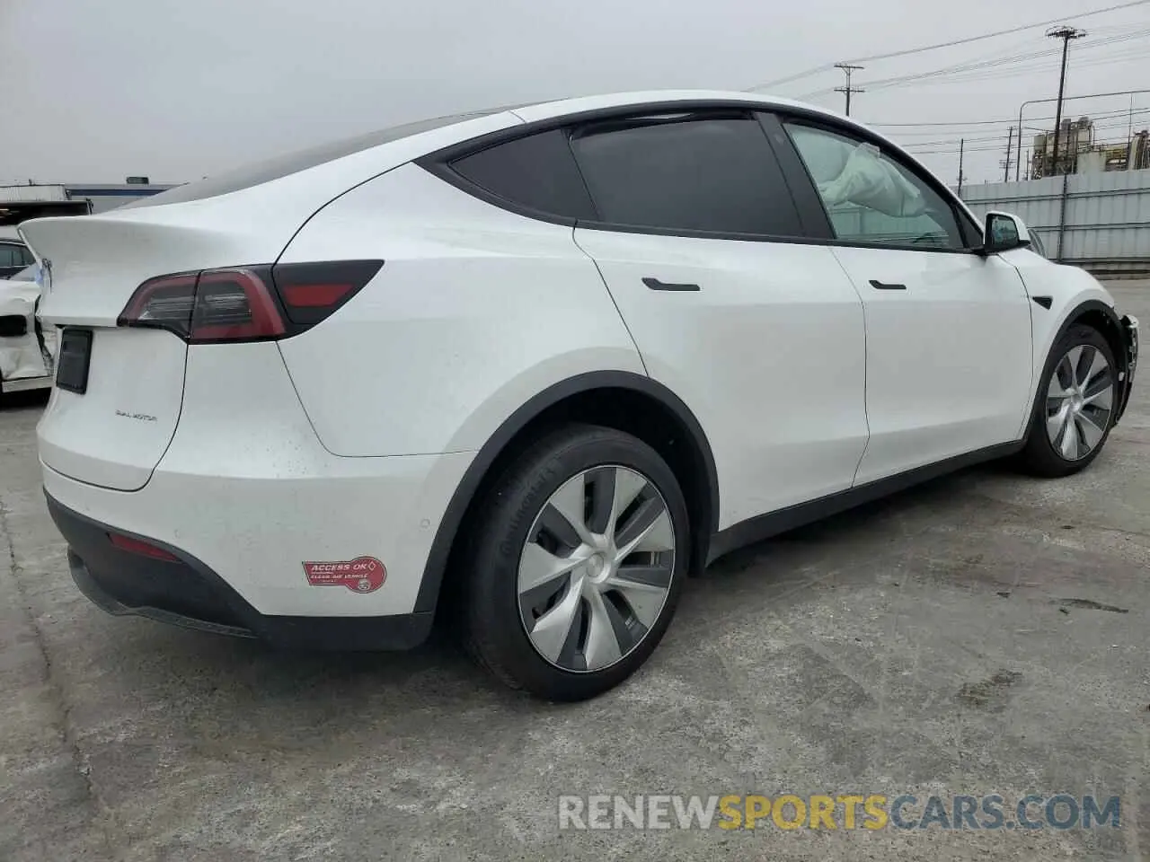 3 Фотография поврежденного автомобиля 5YJYGDEE5MF259729 TESLA MODEL Y 2021