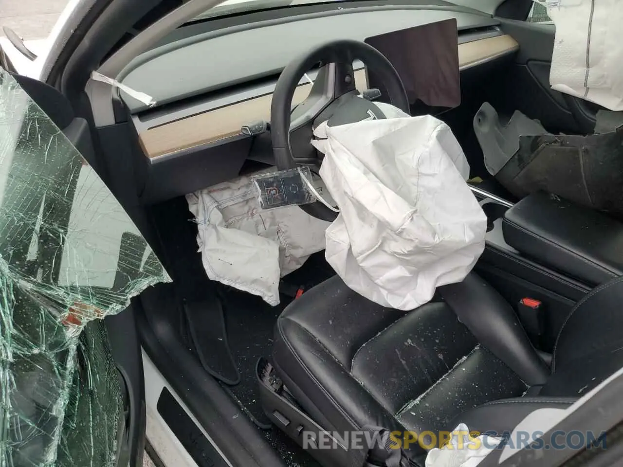 8 Фотография поврежденного автомобиля 5YJYGDEE5MF259729 TESLA MODEL Y 2021