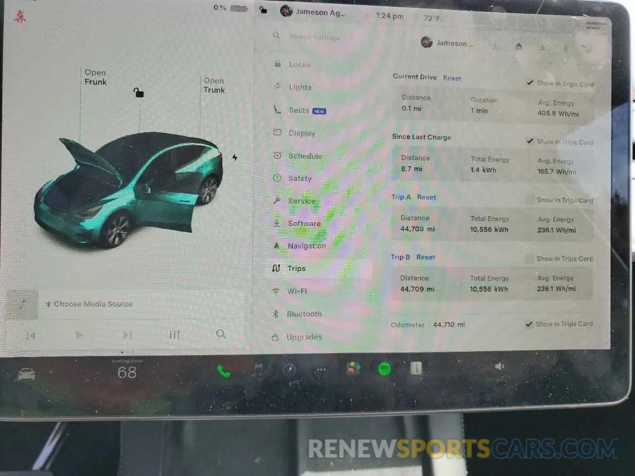 9 Фотография поврежденного автомобиля 5YJYGDEE5MF285098 TESLA MODEL Y 2021