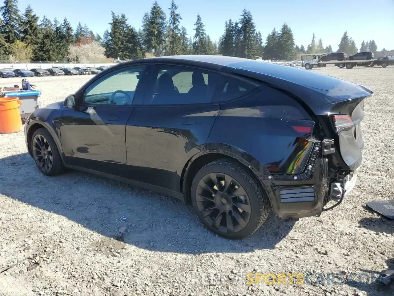 2 Фотография поврежденного автомобиля 5YJYGDEE6MF073939 TESLA MODEL Y 2021