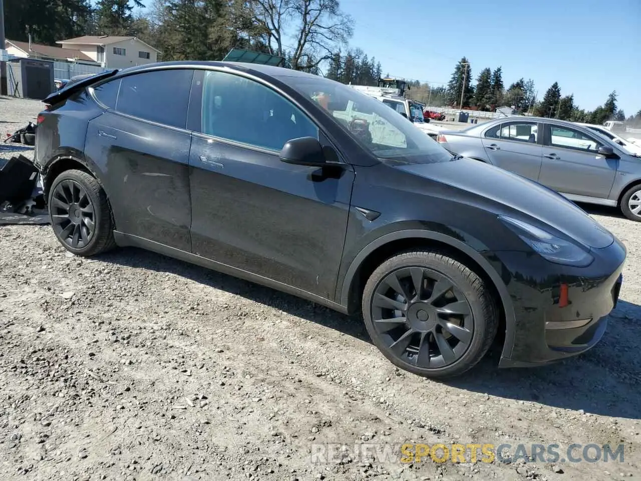 4 Фотография поврежденного автомобиля 5YJYGDEE6MF073939 TESLA MODEL Y 2021