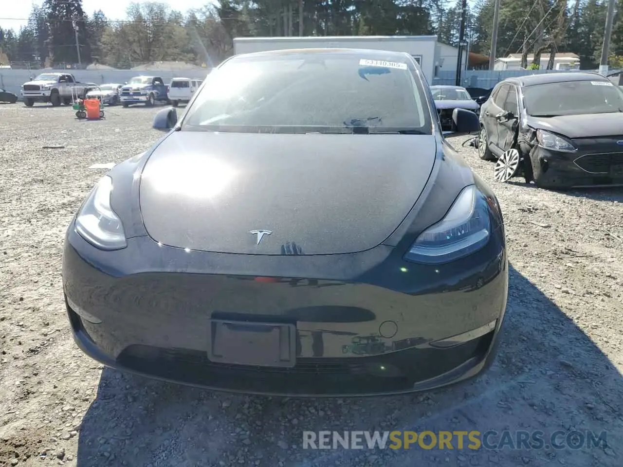 5 Фотография поврежденного автомобиля 5YJYGDEE6MF073939 TESLA MODEL Y 2021