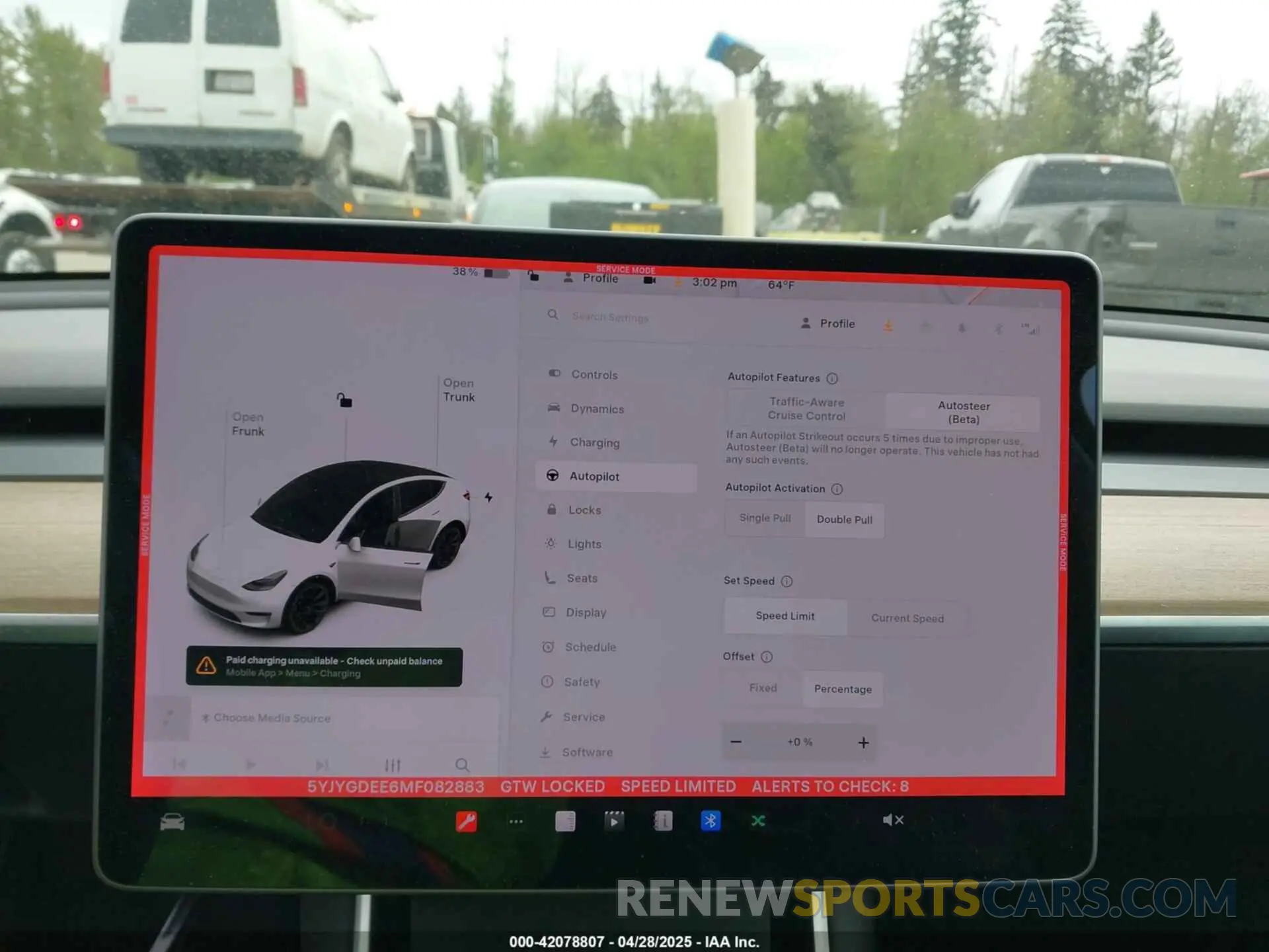 19 Фотография поврежденного автомобиля 5YJYGDEE6MF082883 TESLA MODEL Y 2021