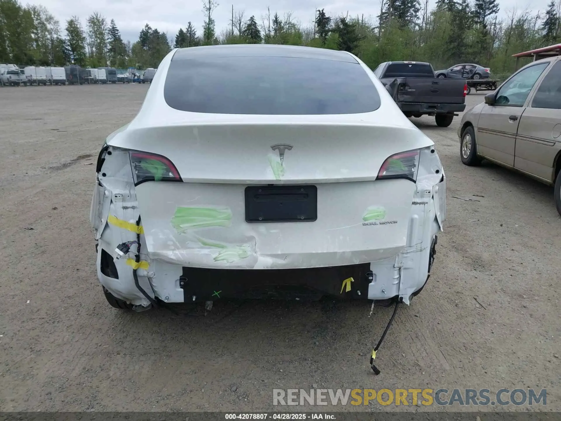 6 Фотография поврежденного автомобиля 5YJYGDEE6MF082883 TESLA MODEL Y 2021