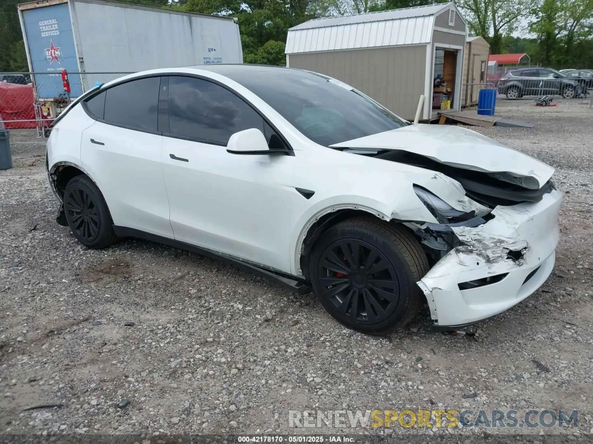 1 Фотография поврежденного автомобиля 5YJYGDEE6MF083029 TESLA MODEL Y 2021
