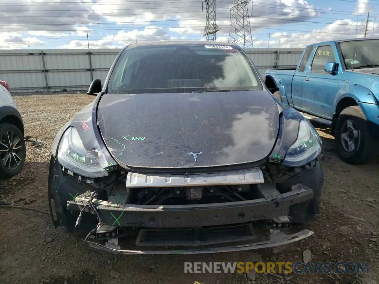 5 Фотография поврежденного автомобиля 5YJYGDEE6MF083323 TESLA MODEL Y 2021