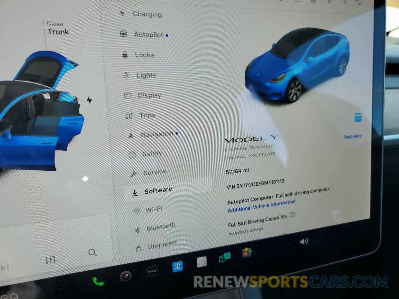 9 Photograph of a damaged car 5YJYGDEE6MF131113 TESLA MODEL Y 2021