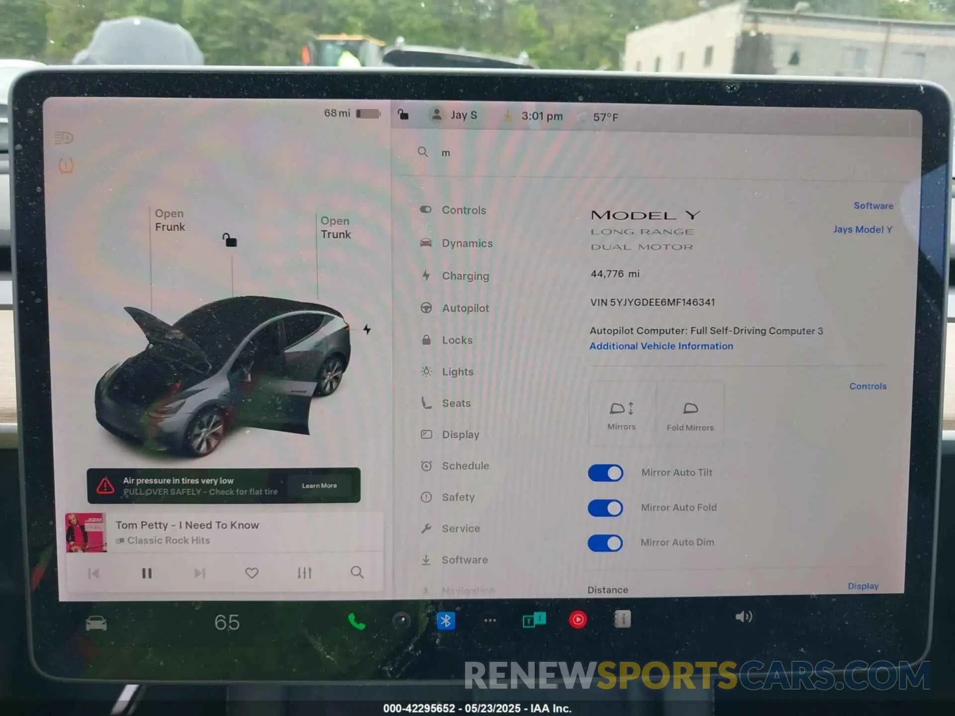 7 Photograph of a damaged car 5YJYGDEE6MF146341 TESLA MODEL Y 2021