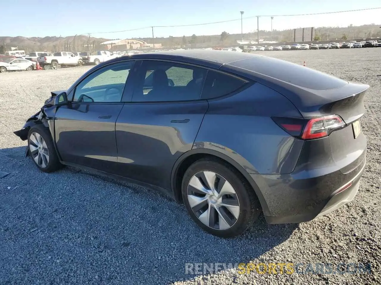 2 Фотография поврежденного автомобиля 5YJYGDEE6MF153273 TESLA MODEL Y 2021
