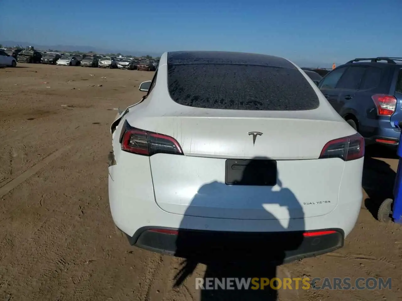 6 Фотография поврежденного автомобиля 5YJYGDEE6MF158652 TESLA MODEL Y 2021