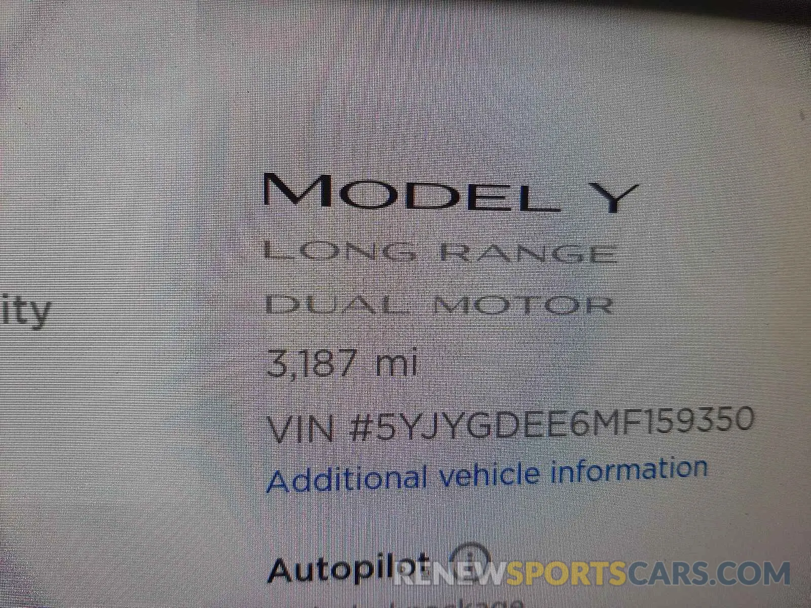 8 Photograph of a damaged car 5YJYGDEE6MF159350 TESLA MODEL Y 2021
