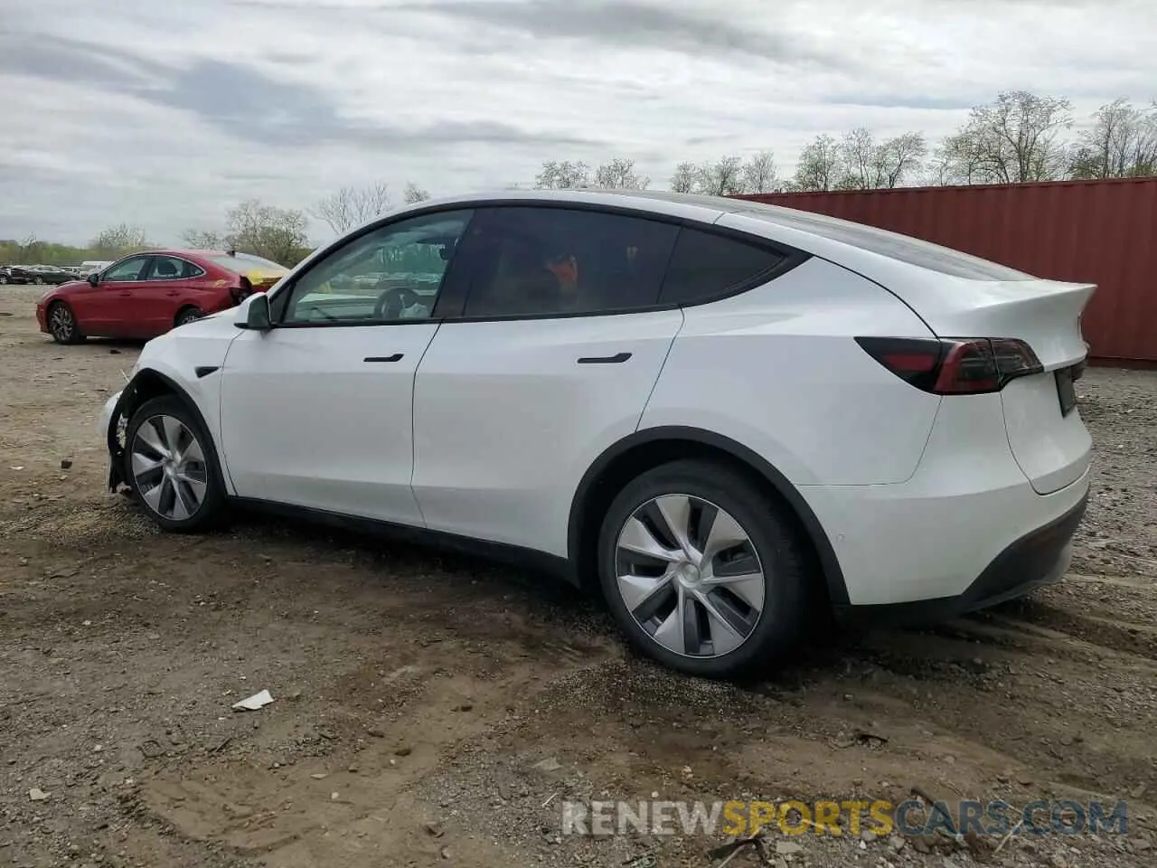 2 Photograph of a damaged car 5YJYGDEE6MF198150 TESLA MODEL Y 2021