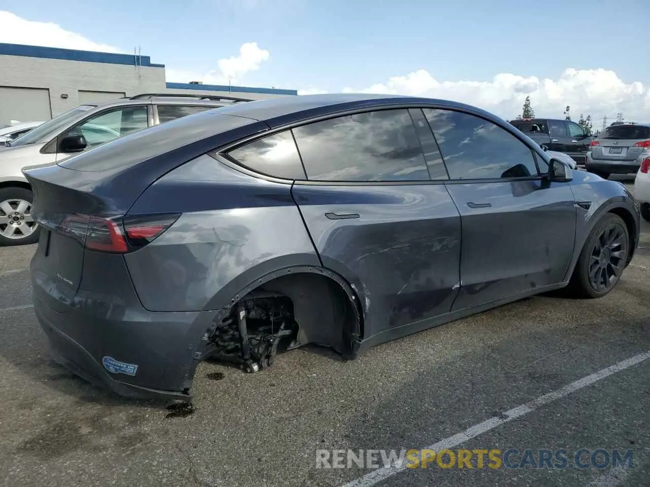 3 Photograph of a damaged car 5YJYGDEE6MF200883 TESLA MODEL Y 2021