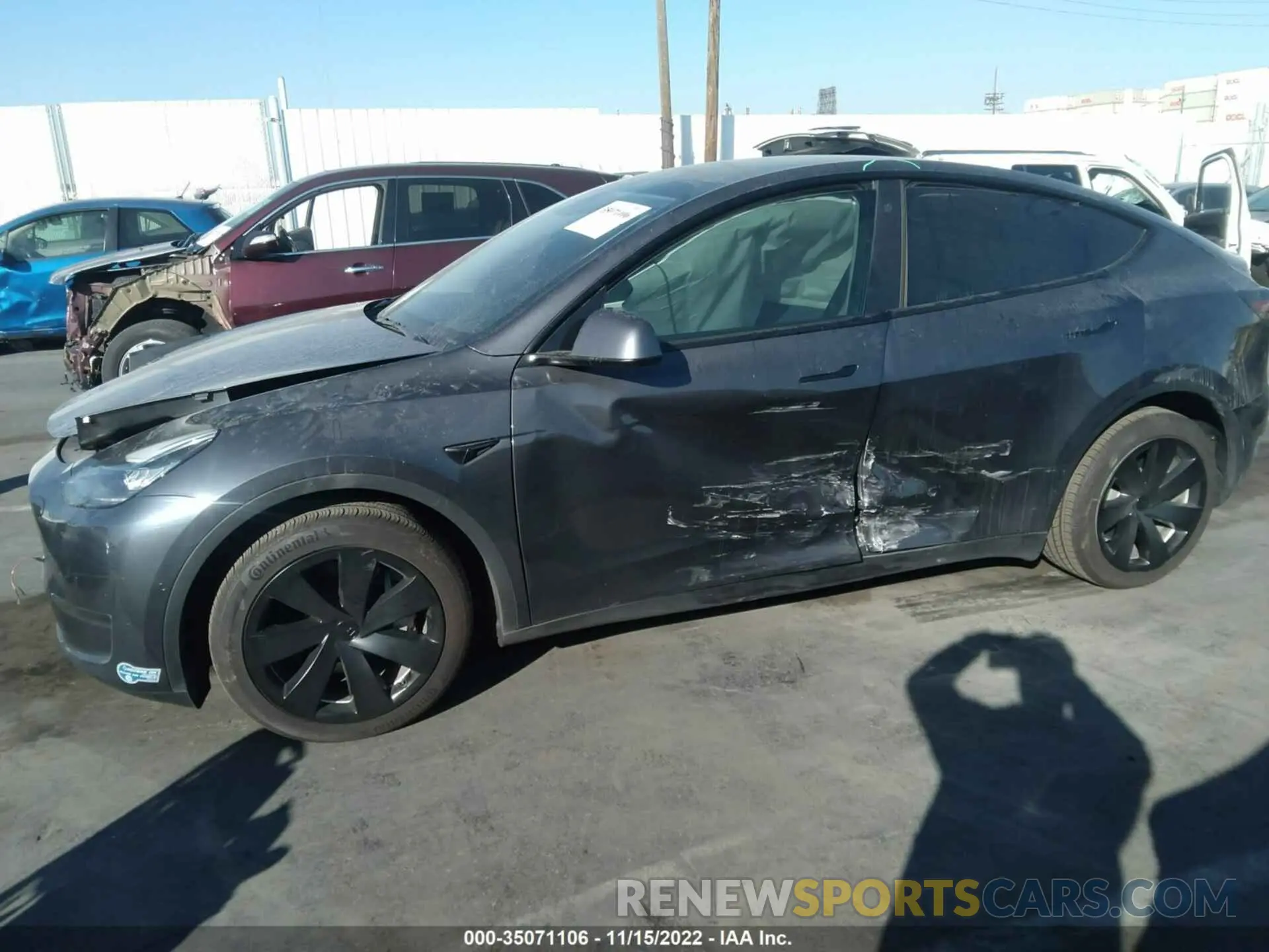 6 Фотография поврежденного автомобиля 5YJYGDEE6MF201676 TESLA MODEL Y 2021