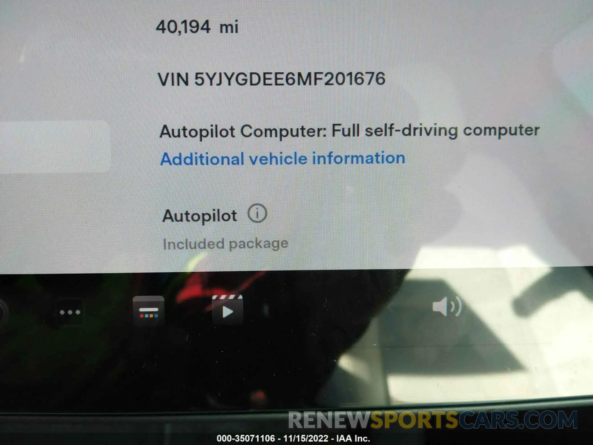 7 Фотография поврежденного автомобиля 5YJYGDEE6MF201676 TESLA MODEL Y 2021