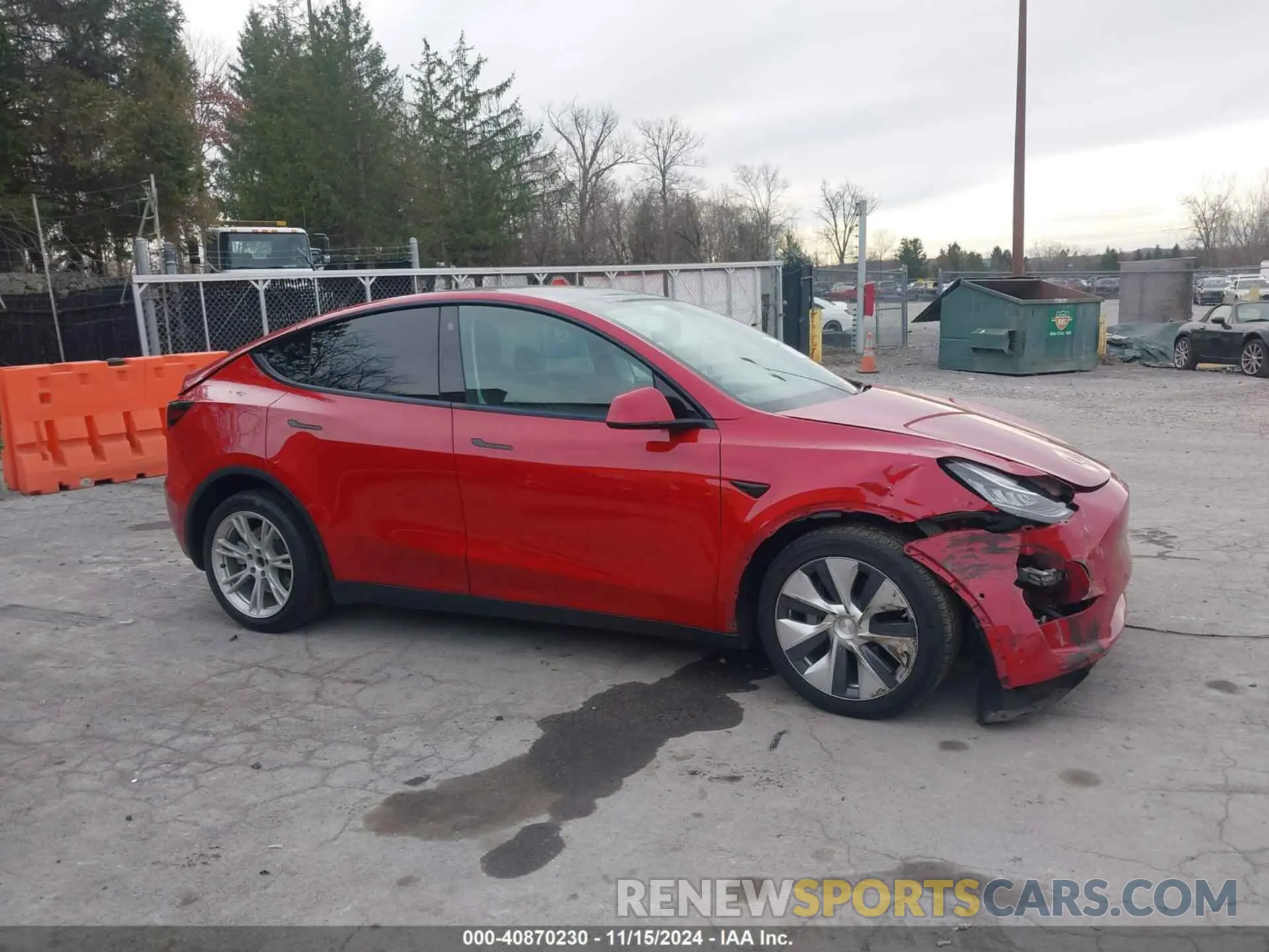13 Photograph of a damaged car 5YJYGDEE6MF234421 TESLA MODEL Y 2021