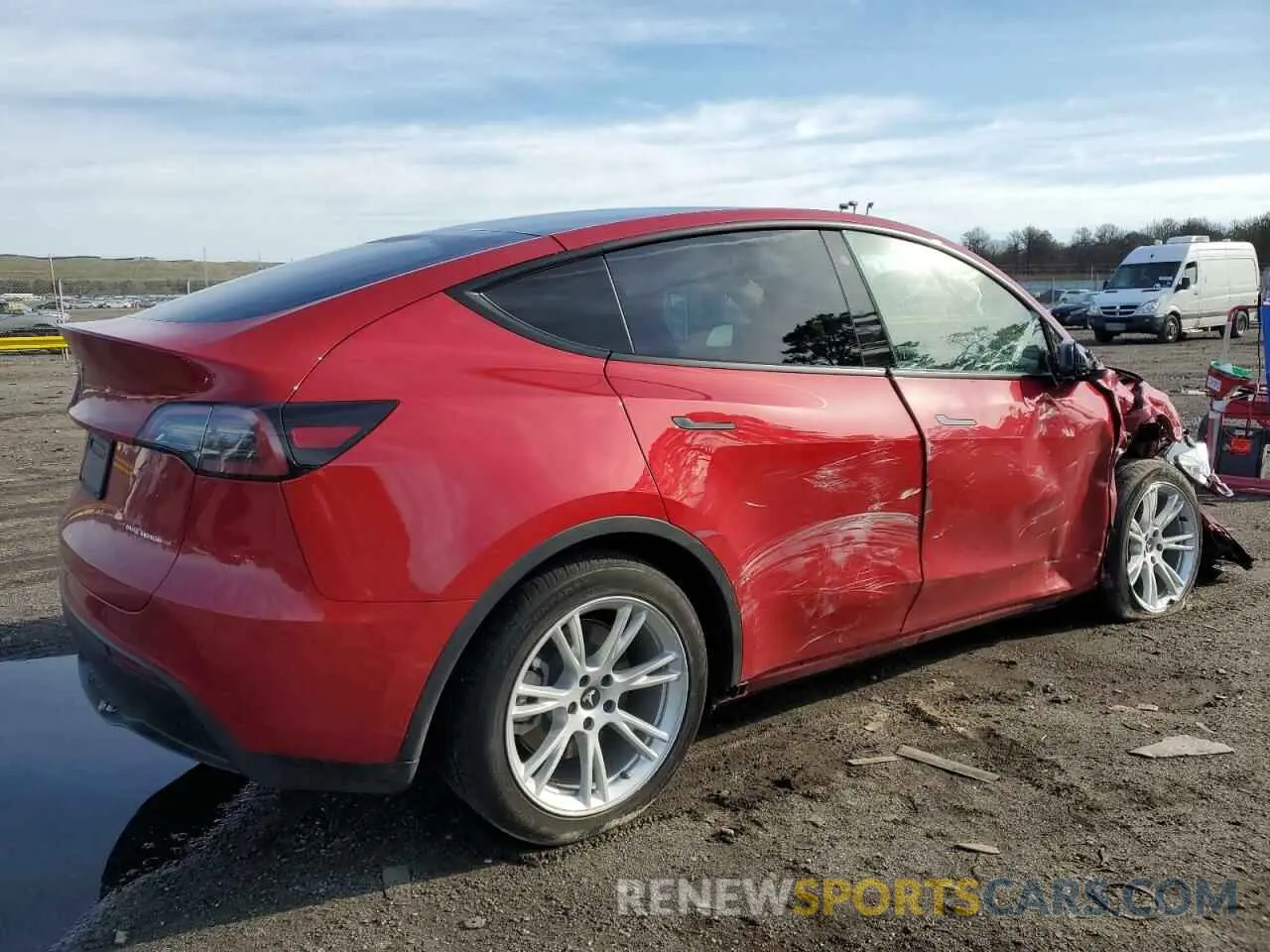 3 Photograph of a damaged car 5YJYGDEE6MF258475 TESLA MODEL Y 2021