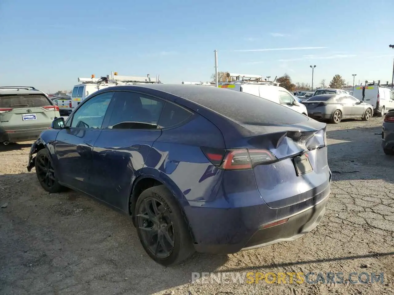3 Photograph of a damaged car 5YJYGDEE6MF263093 TESLA MODEL Y 2021