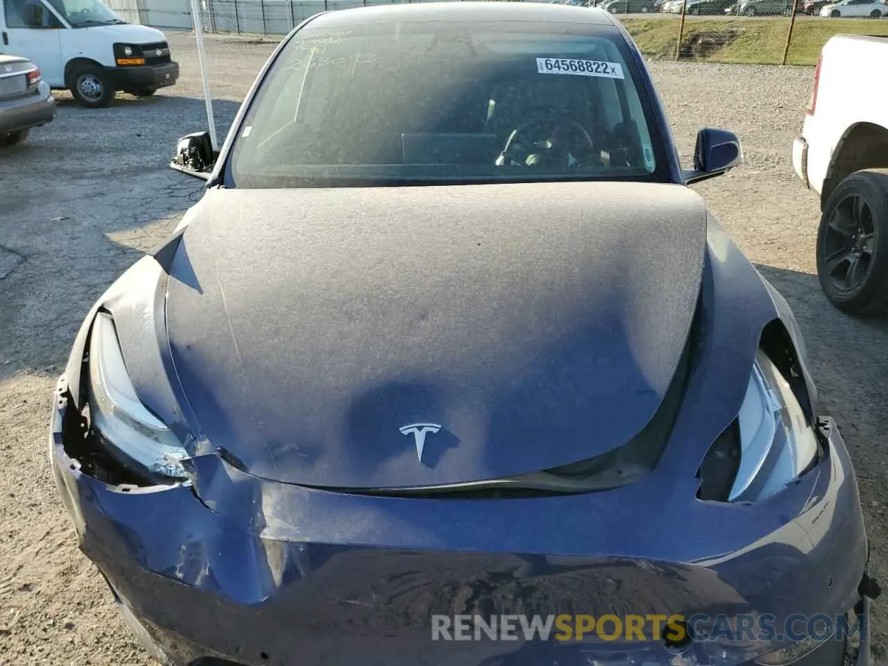 7 Photograph of a damaged car 5YJYGDEE6MF263093 TESLA MODEL Y 2021