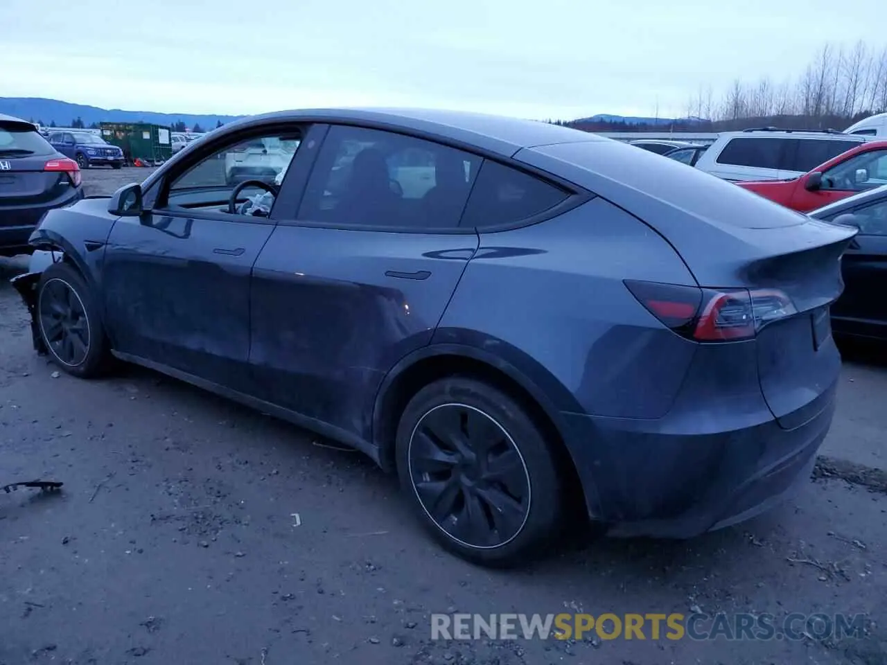 2 Photograph of a damaged car 5YJYGDEE6MF274580 TESLA MODEL Y 2021
