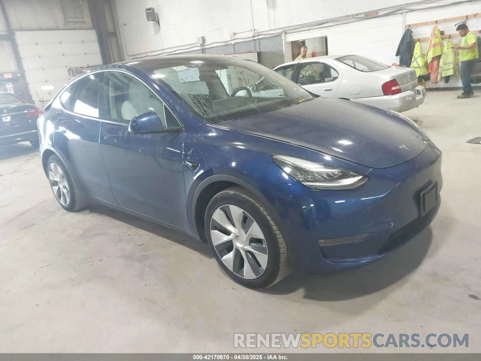 1 Фотография поврежденного автомобиля 5YJYGDEE7MF066269 TESLA MODEL Y 2021