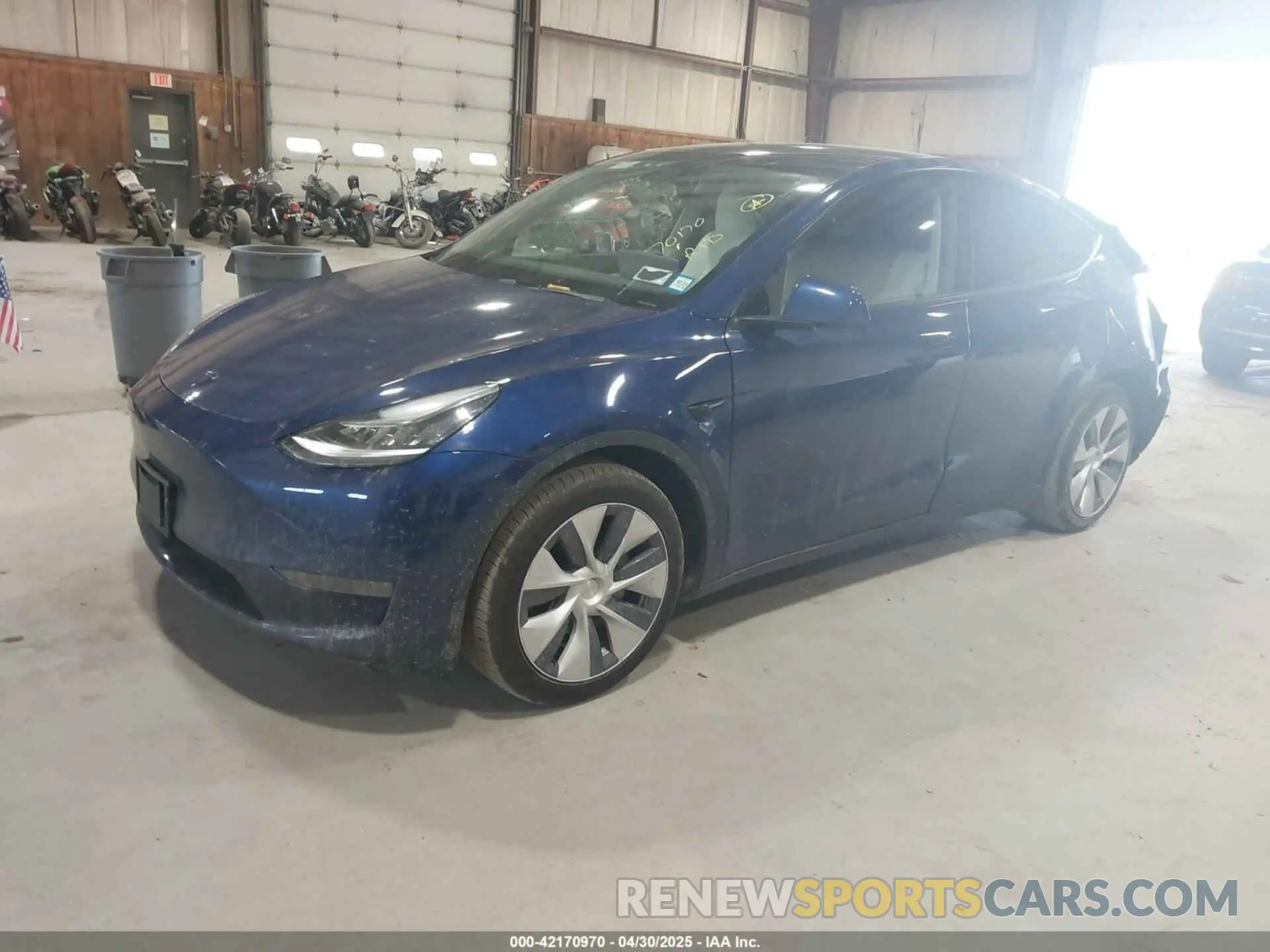 2 Фотография поврежденного автомобиля 5YJYGDEE7MF066269 TESLA MODEL Y 2021