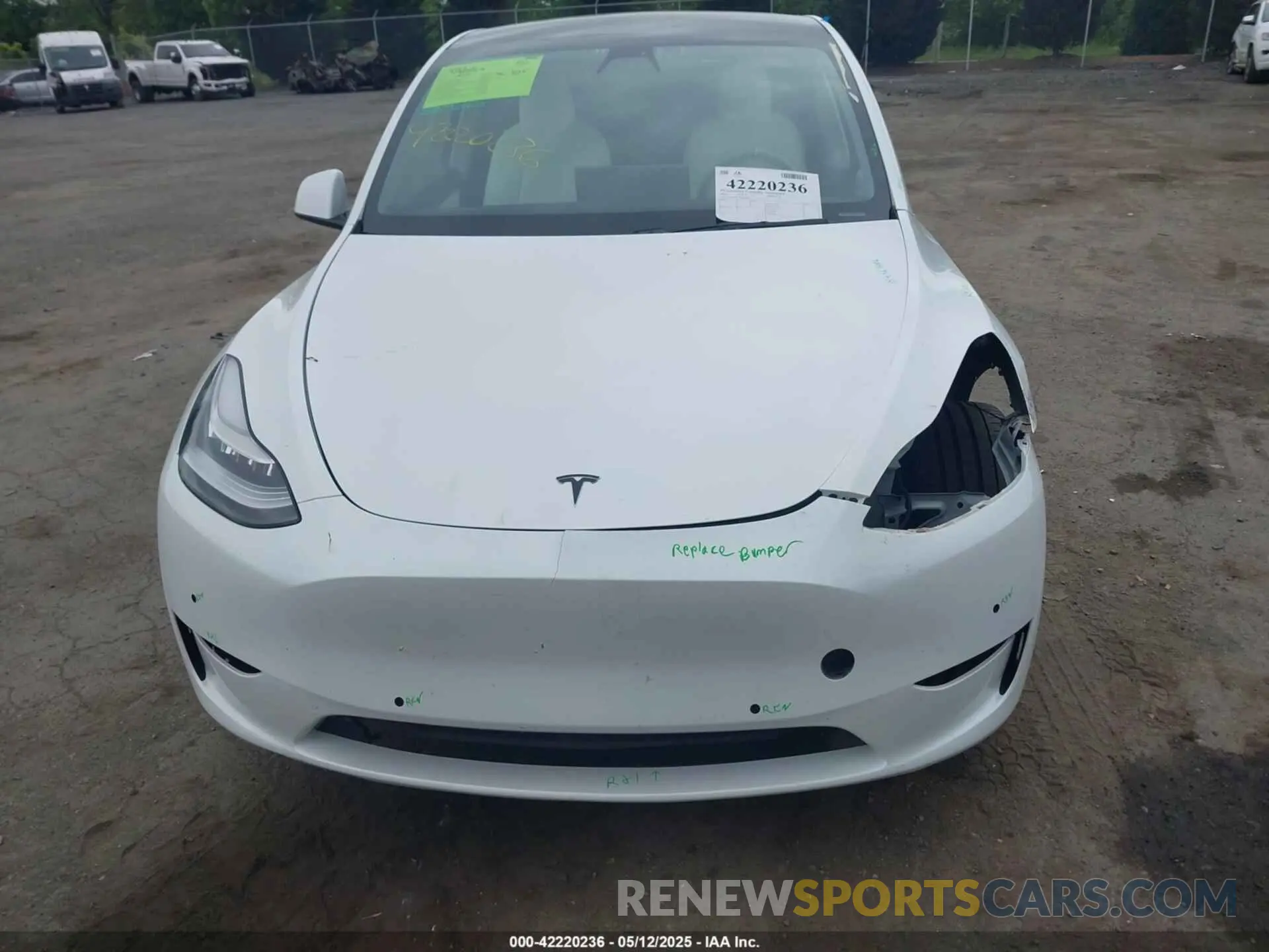12 Photograph of a damaged car 5YJYGDEE7MF068619 TESLA MODEL Y 2021