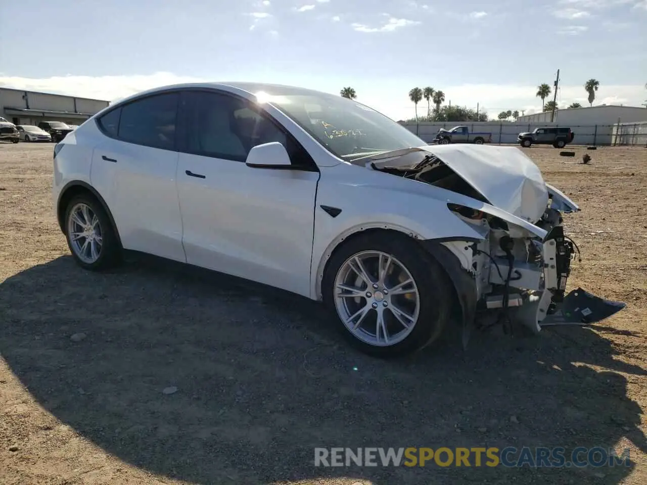 1 Фотография поврежденного автомобиля 5YJYGDEE7MF072332 TESLA MODEL Y 2021