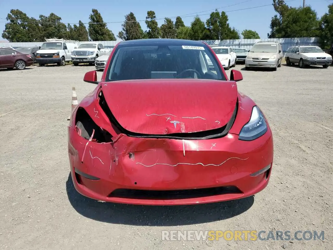 5 Photograph of a damaged car 5YJYGDEE7MF093861 TESLA MODEL Y 2021