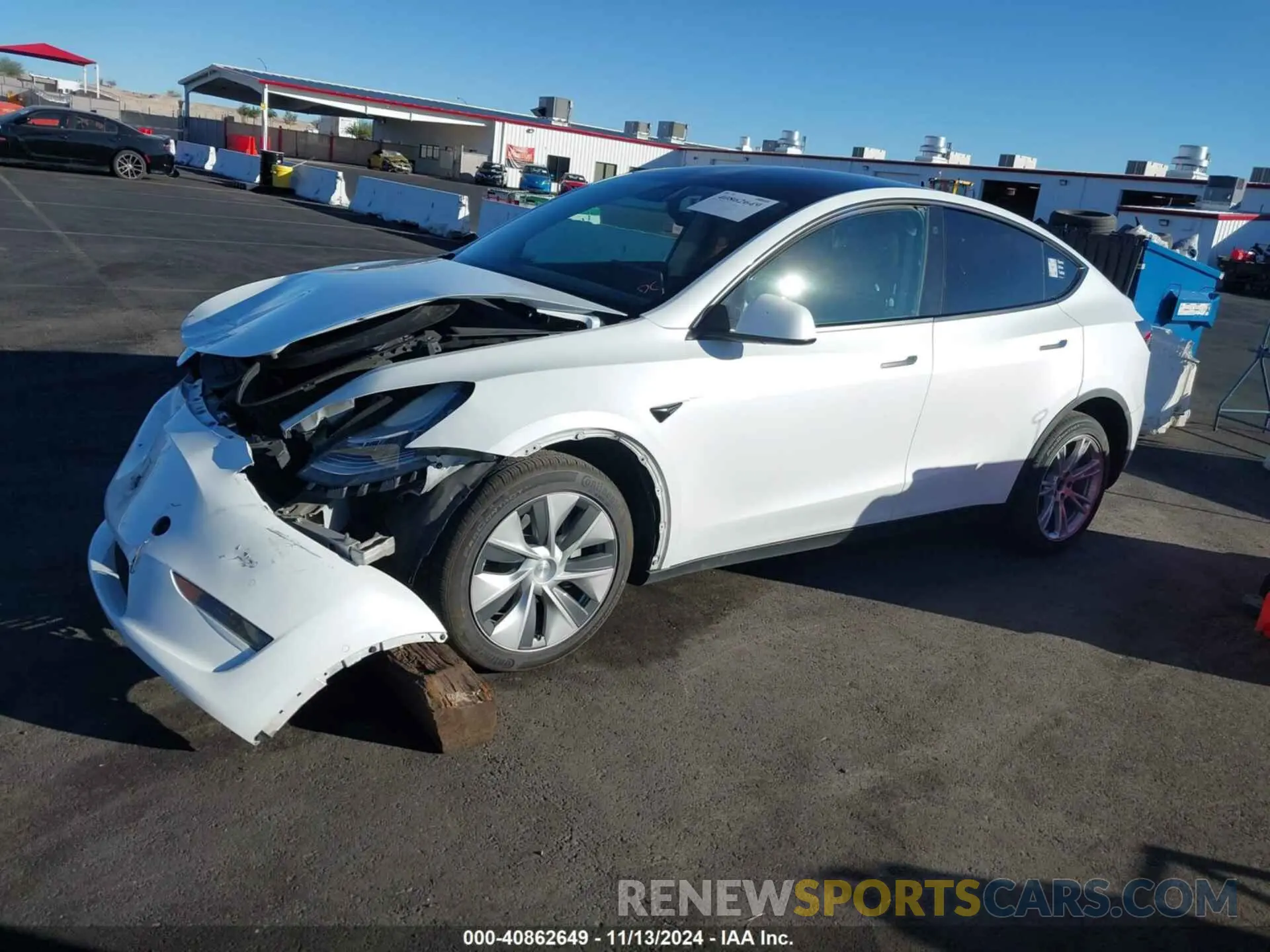 14 Фотография поврежденного автомобиля 5YJYGDEE7MF094346 TESLA MODEL Y 2021