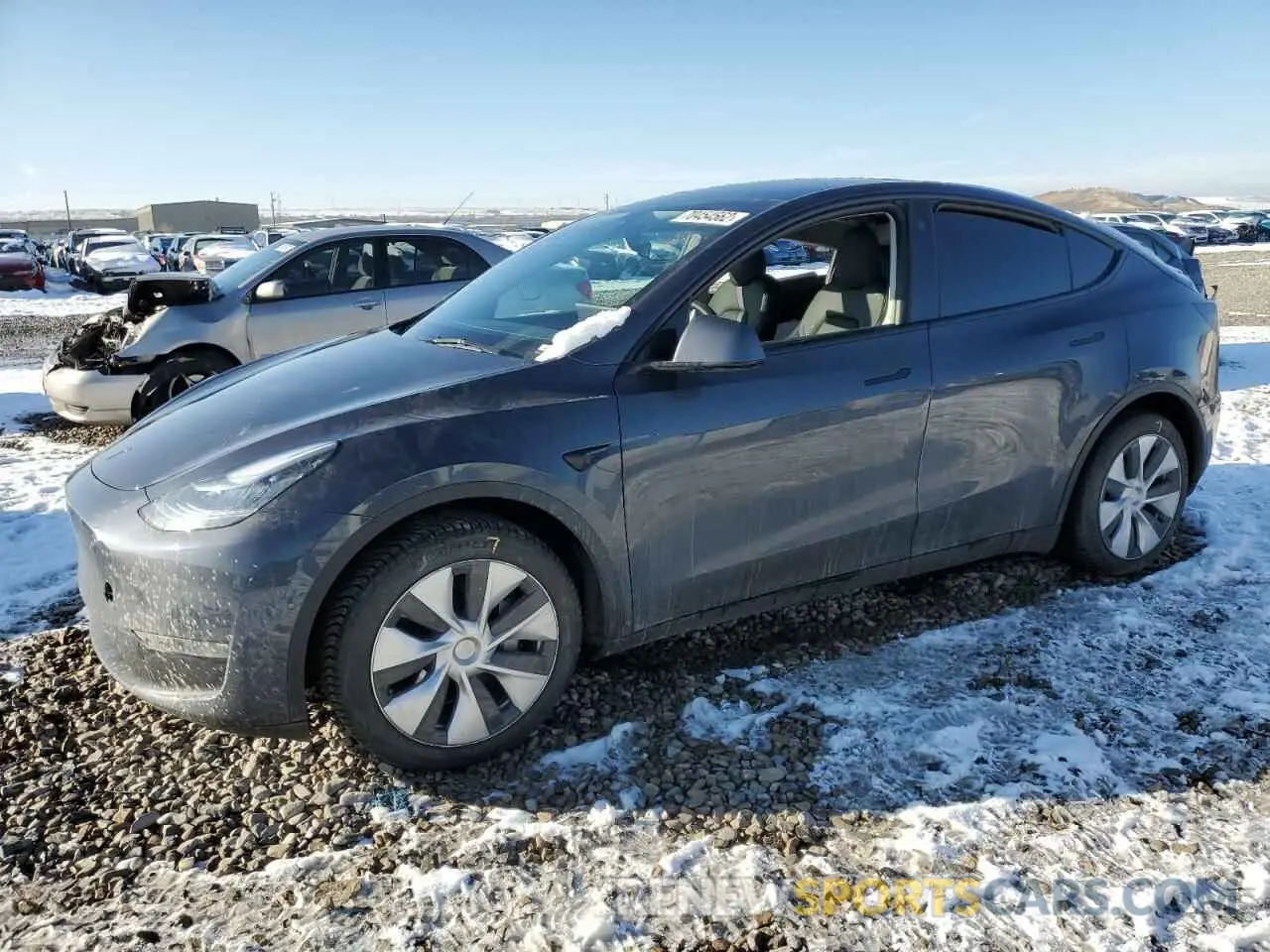 1 Фотография поврежденного автомобиля 5YJYGDEE7MF099983 TESLA MODEL Y 2021