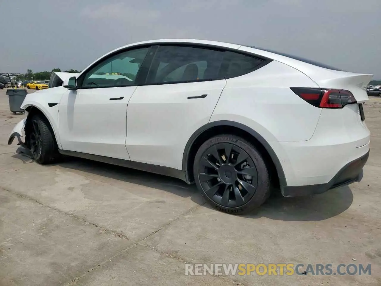 2 Photograph of a damaged car 5YJYGDEE7MF112425 TESLA MODEL Y 2021