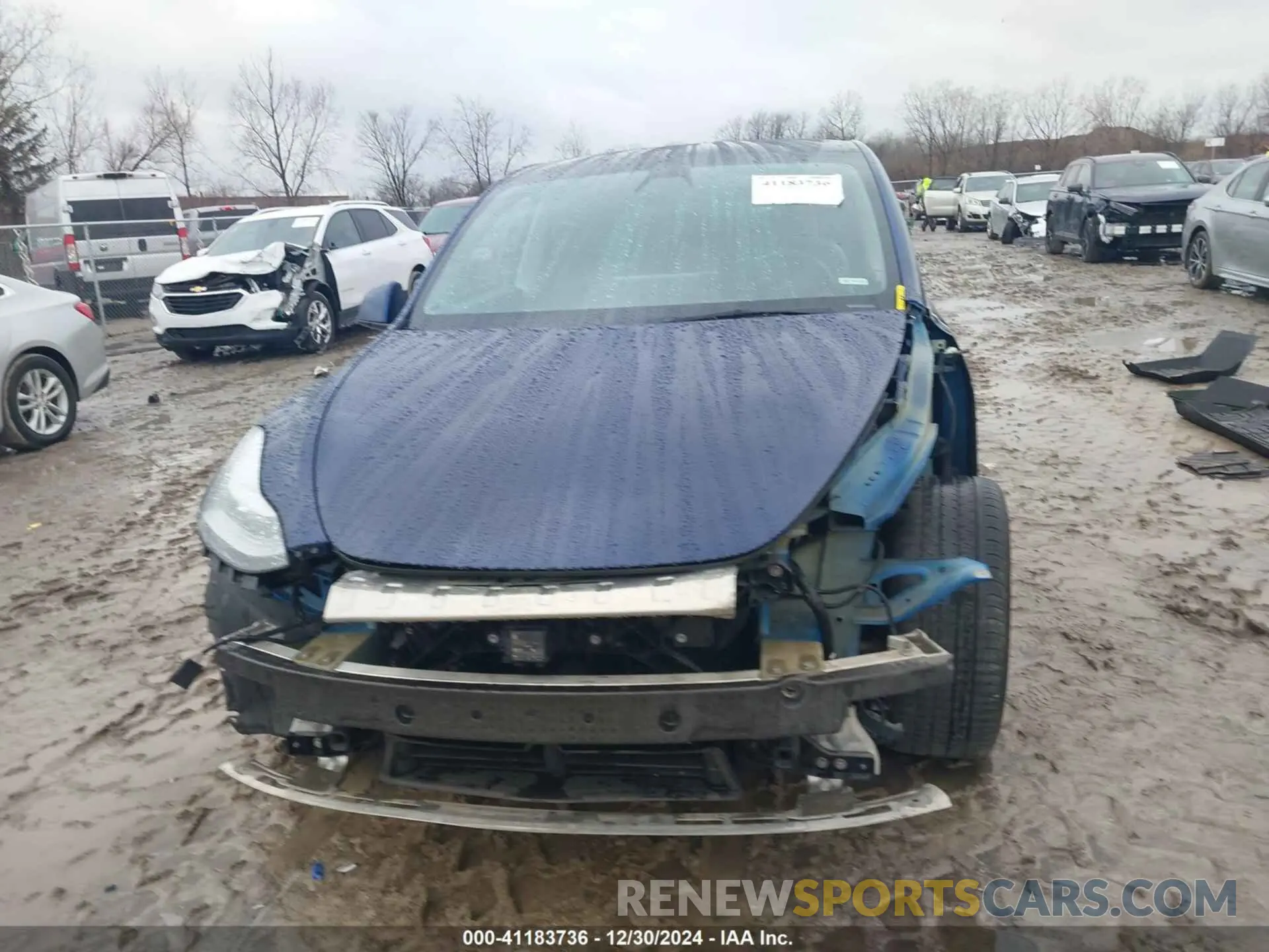 12 Photograph of a damaged car 5YJYGDEE7MF145652 TESLA MODEL Y 2021