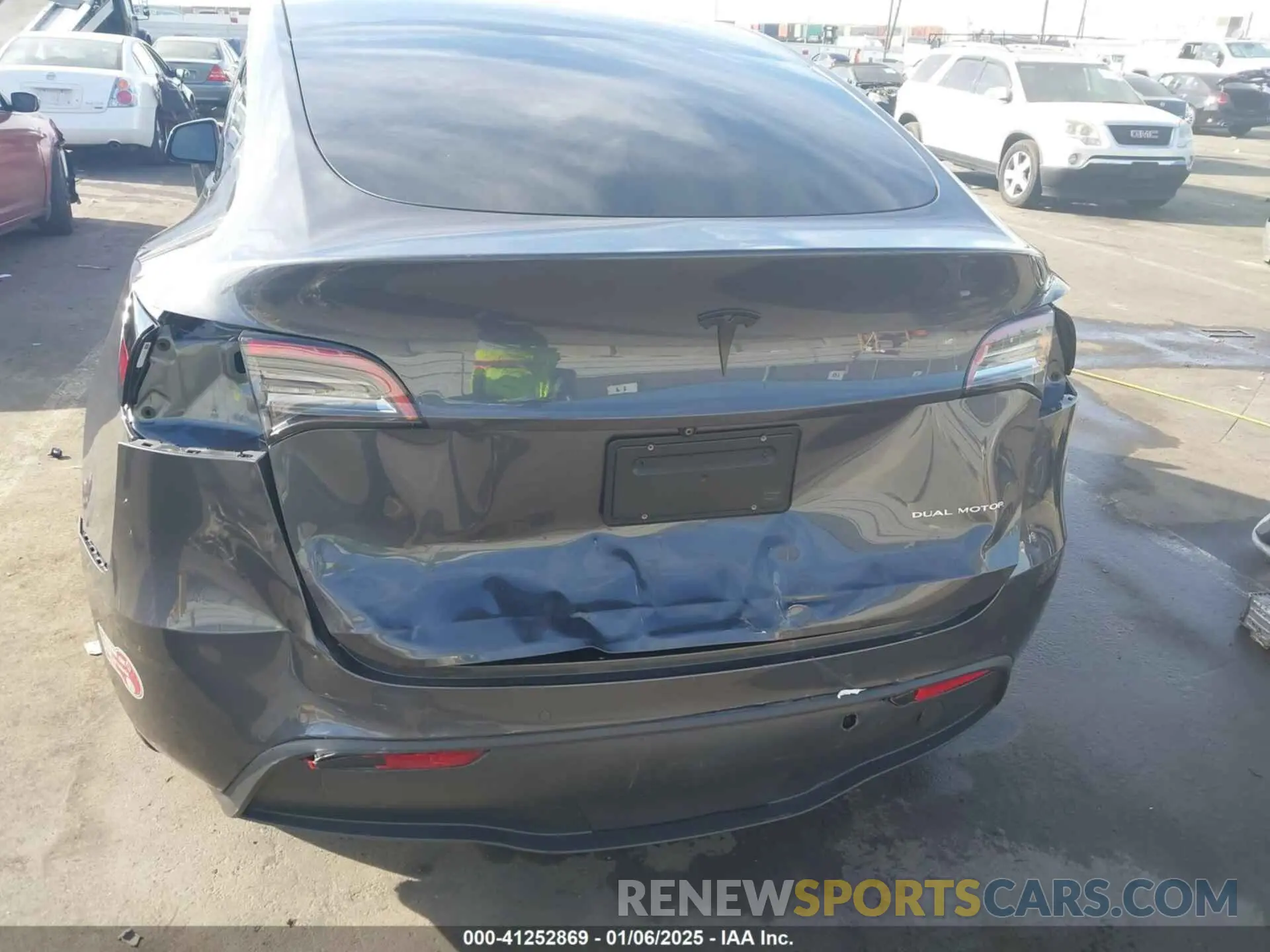 6 Фотография поврежденного автомобиля 5YJYGDEE7MF149037 TESLA MODEL Y 2021