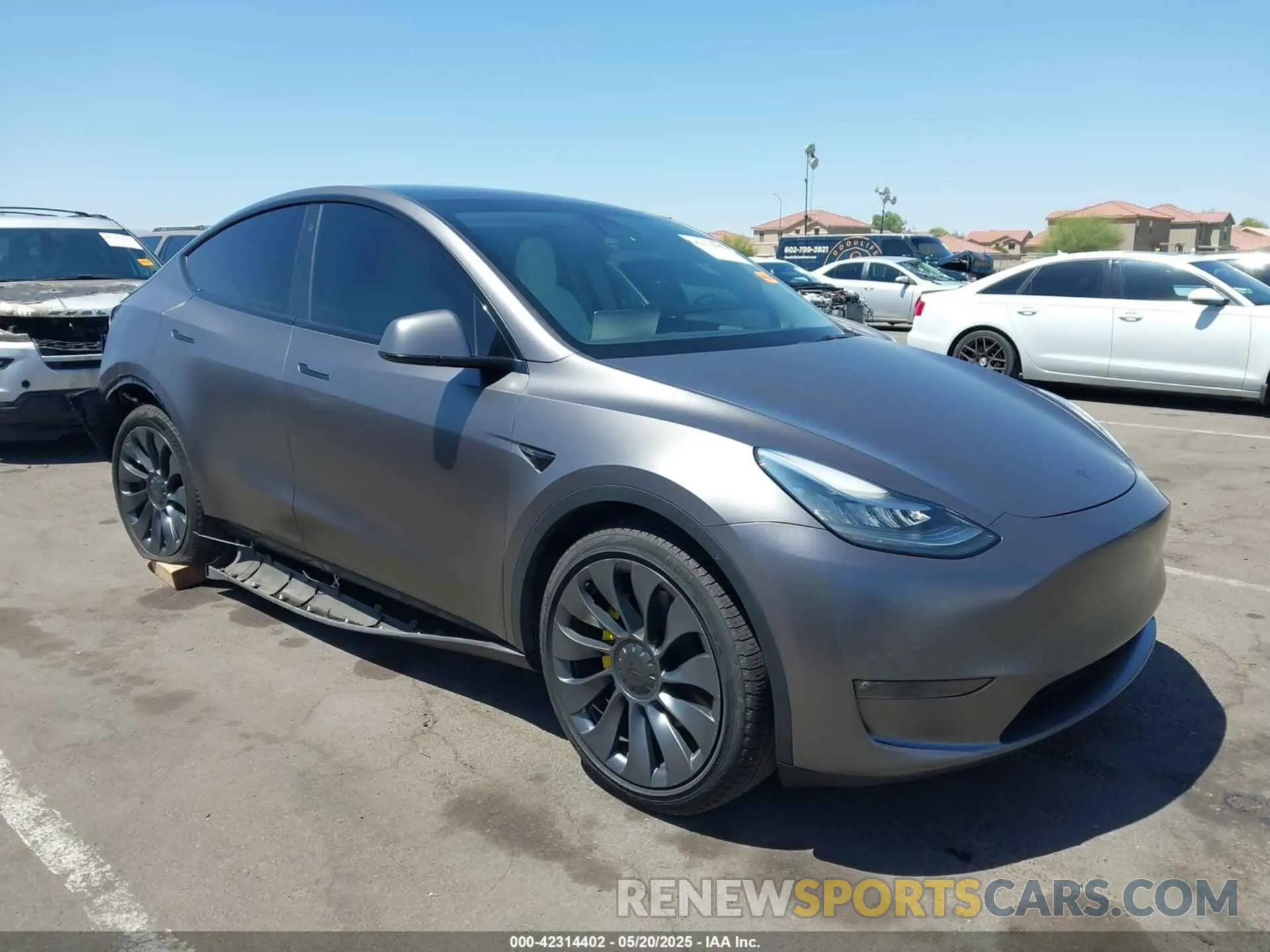 1 Photograph of a damaged car 5YJYGDEE7MF157459 TESLA MODEL Y 2021