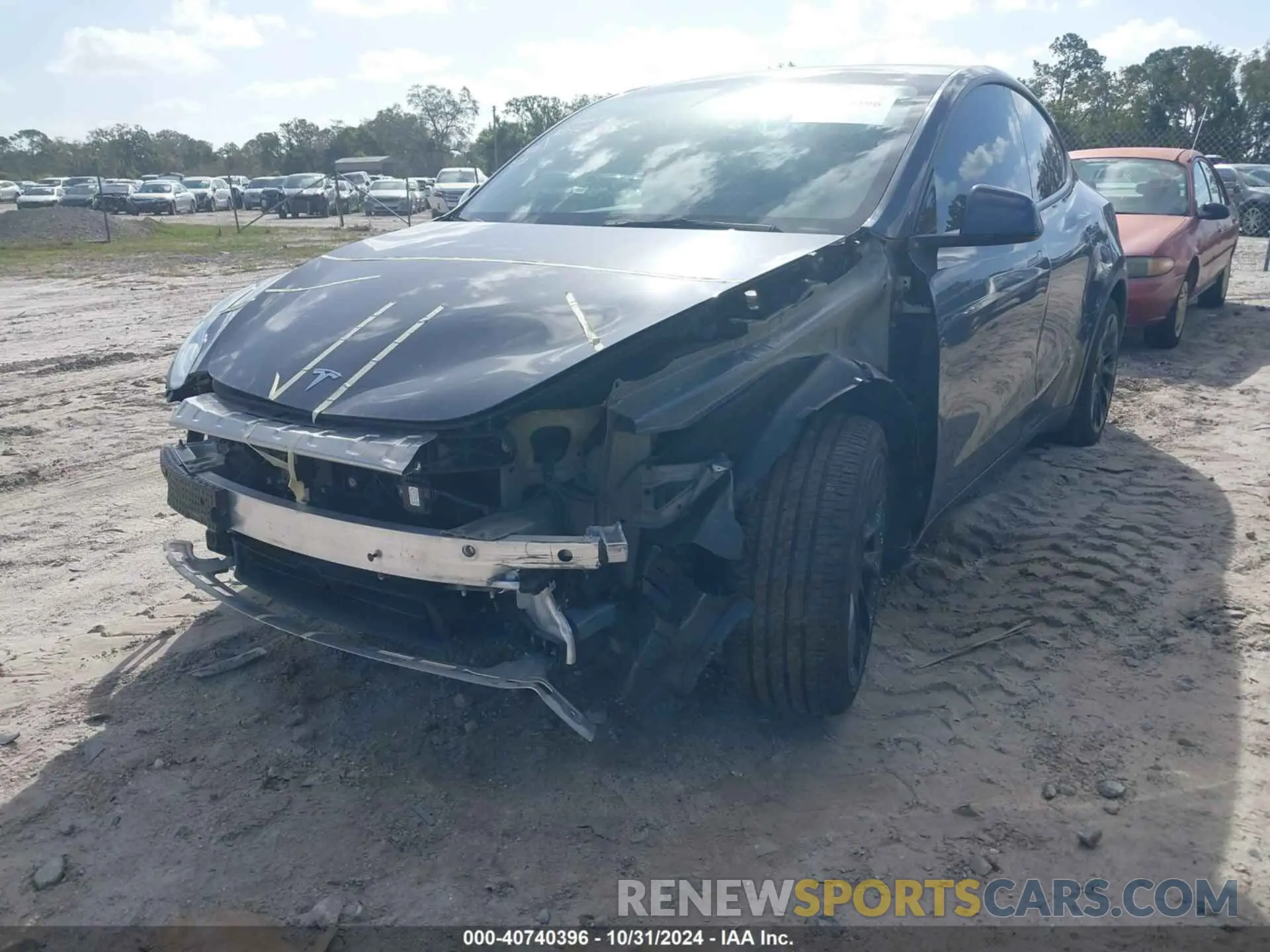 2 Фотография поврежденного автомобиля 5YJYGDEE7MF204943 TESLA MODEL Y 2021