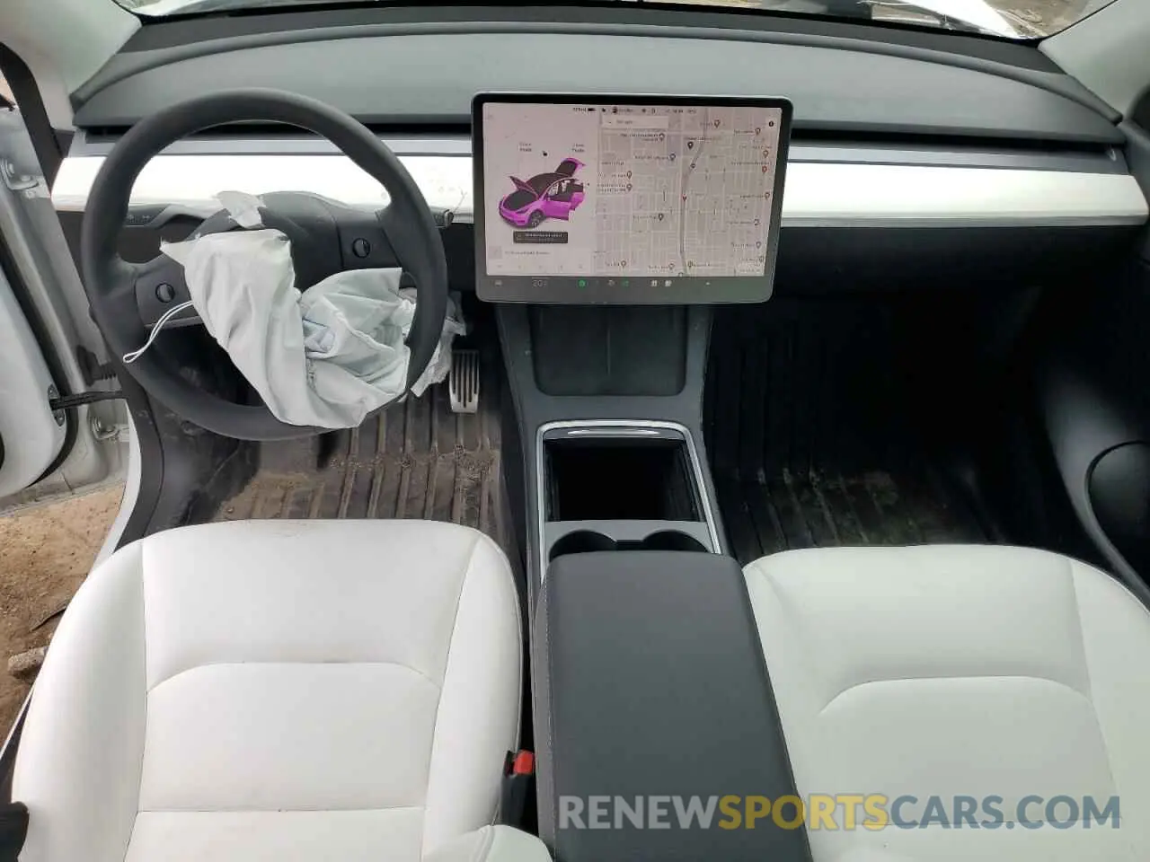 8 Photograph of a damaged car 5YJYGDEE7MF220608 TESLA MODEL Y 2021