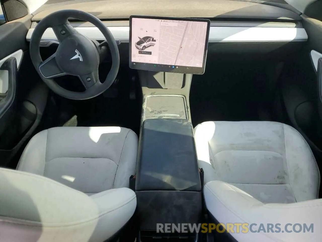 8 Photograph of a damaged car 5YJYGDEE7MF228417 TESLA MODEL Y 2021