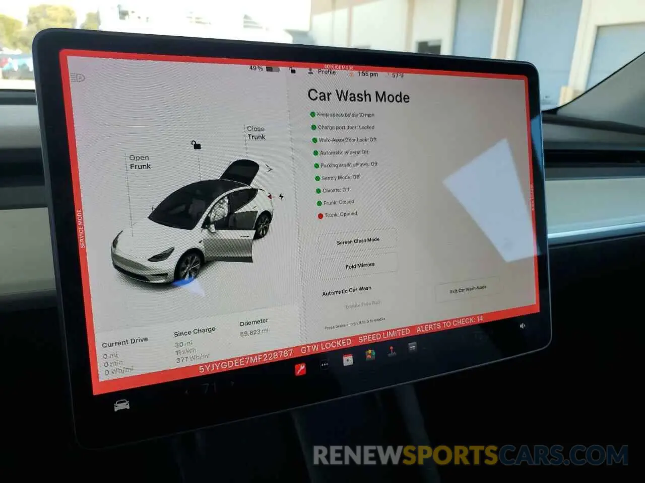 9 Photograph of a damaged car 5YJYGDEE7MF228787 TESLA MODEL Y 2021