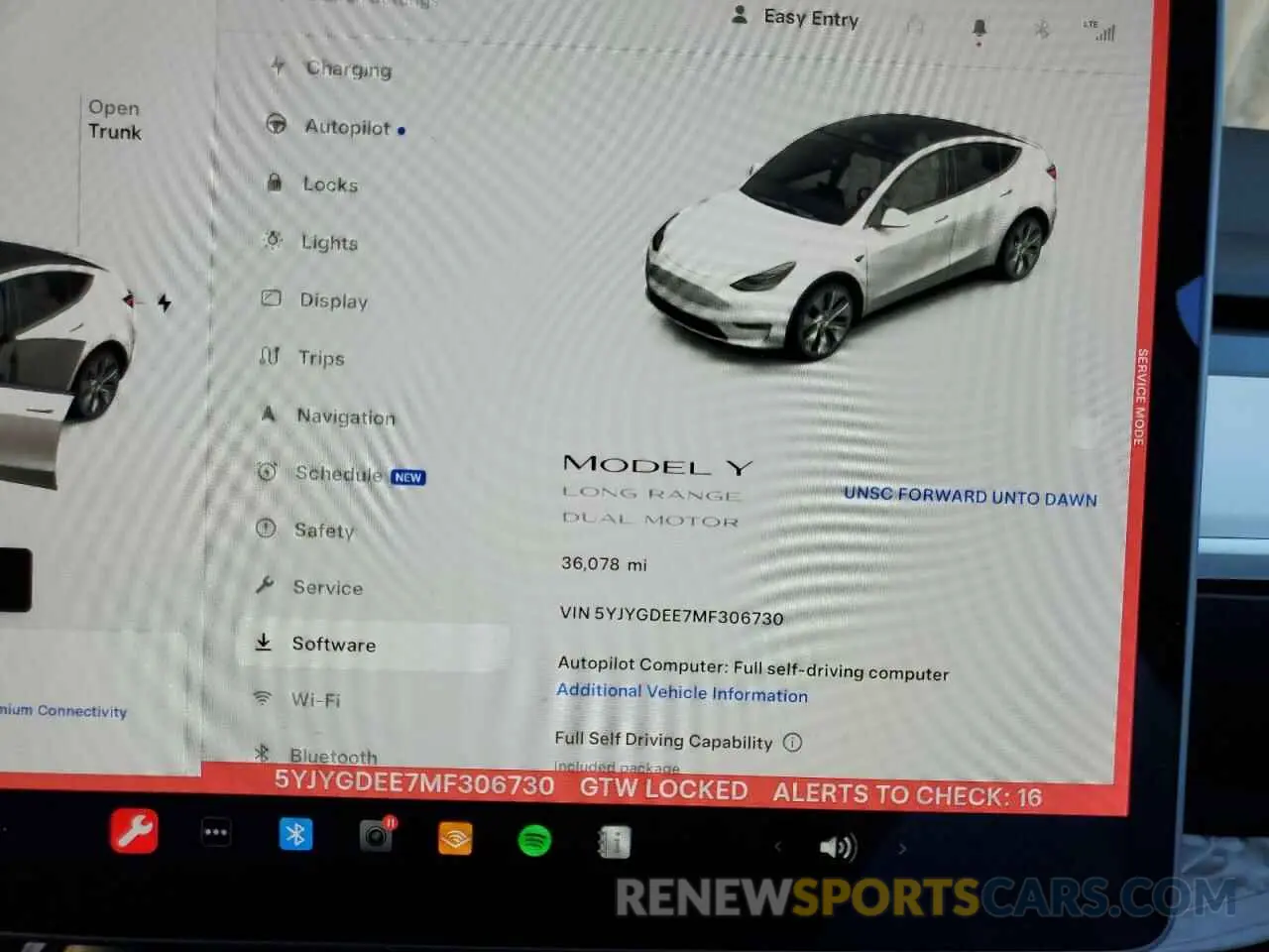 9 Photograph of a damaged car 5YJYGDEE7MF306730 TESLA MODEL Y 2021