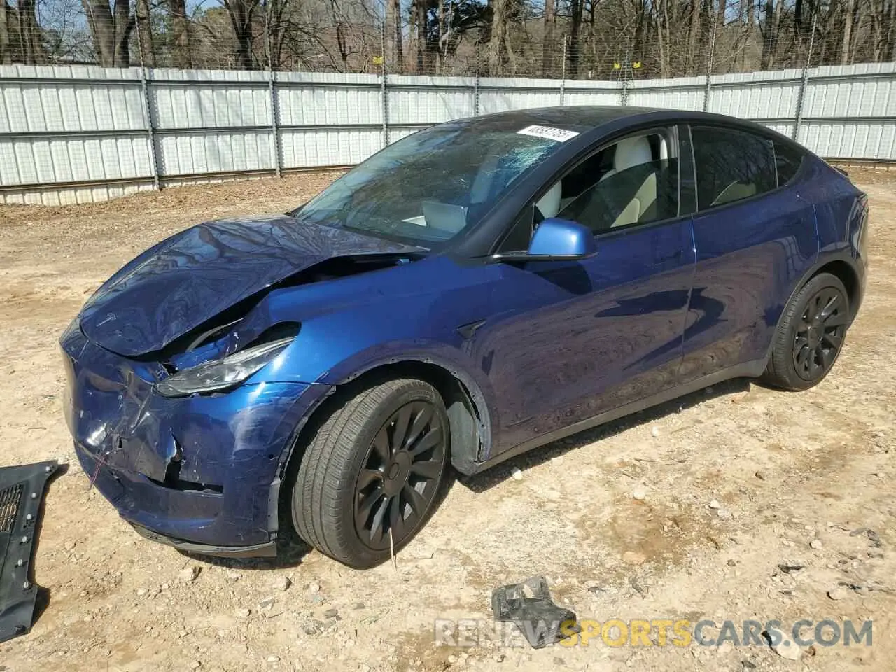 1 Фотография поврежденного автомобиля 5YJYGDEE8MF067432 TESLA MODEL Y 2021