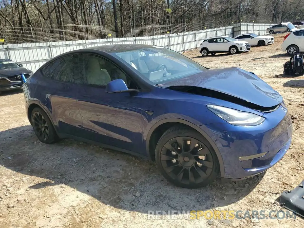 4 Фотография поврежденного автомобиля 5YJYGDEE8MF067432 TESLA MODEL Y 2021
