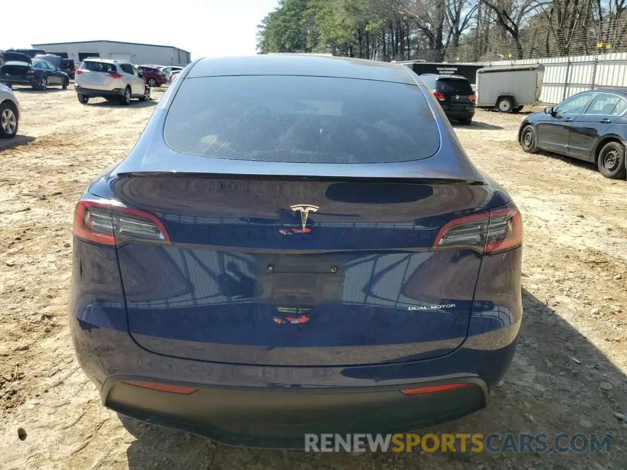 6 Фотография поврежденного автомобиля 5YJYGDEE8MF067432 TESLA MODEL Y 2021
