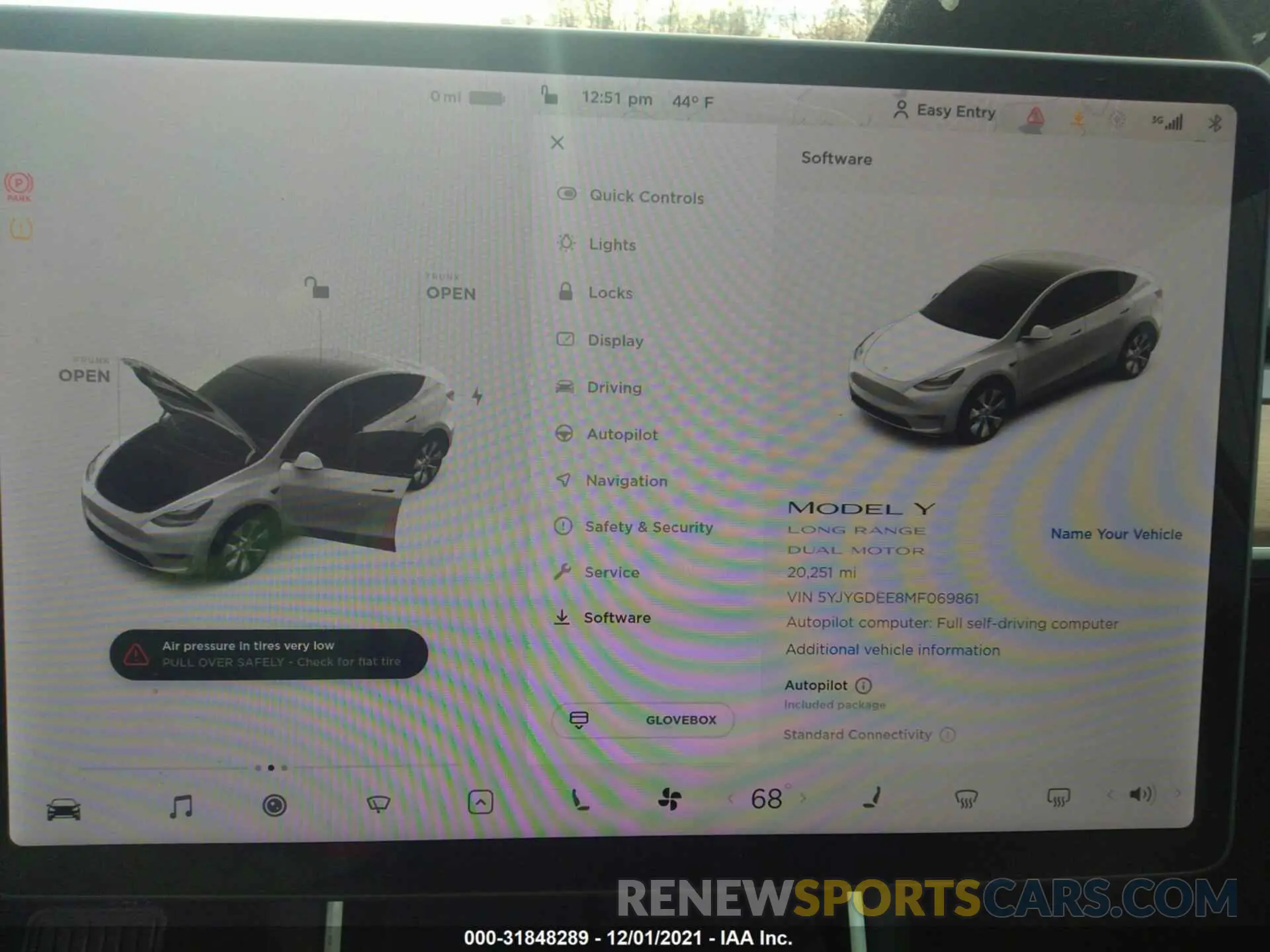 7 Photograph of a damaged car 5YJYGDEE8MF069861 TESLA MODEL Y 2021