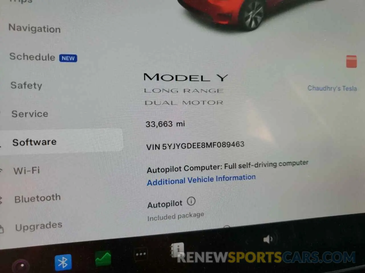 9 Photograph of a damaged car 5YJYGDEE8MF089463 TESLA MODEL Y 2021