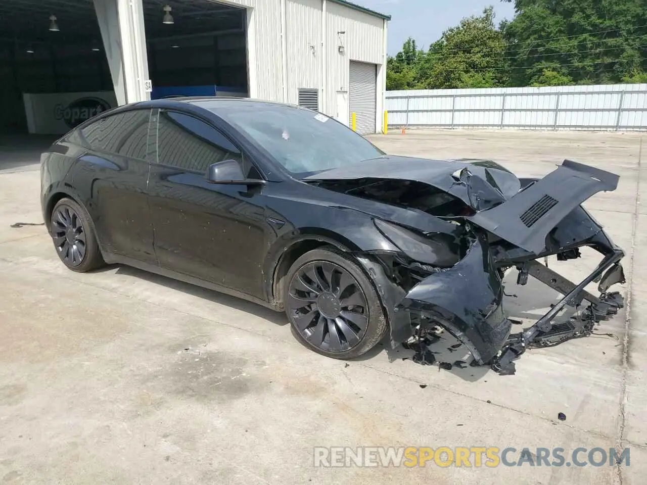 4 Photograph of a damaged car 5YJYGDEE8MF120291 TESLA MODEL Y 2021
