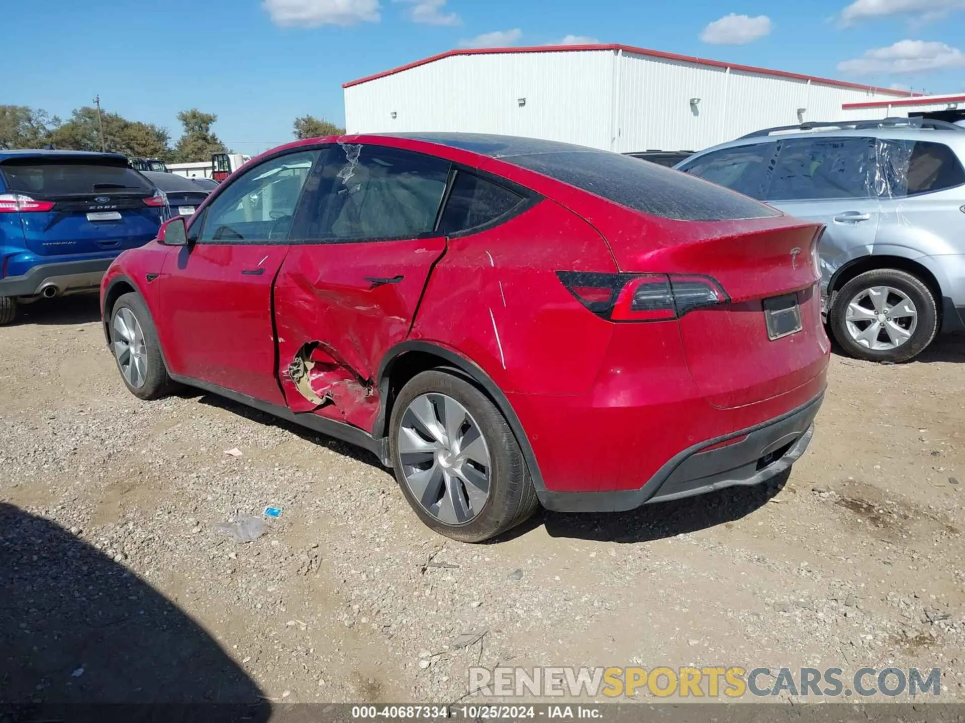 3 Photograph of a damaged car 5YJYGDEE8MF140458 TESLA MODEL Y 2021